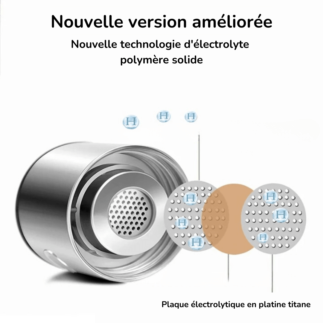 Bouteille Générateur d'Eau Hydrogénée Portable - InnoMonde