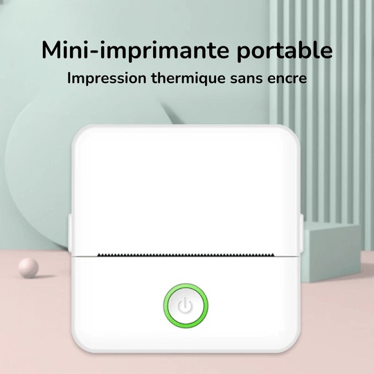 Mini-imprimante Thermique D'étiquettes Portable - InnoMonde