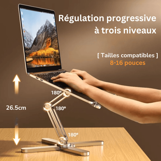 Support Télescopique pour Ordinateurs et Tablettes - InnoMonde