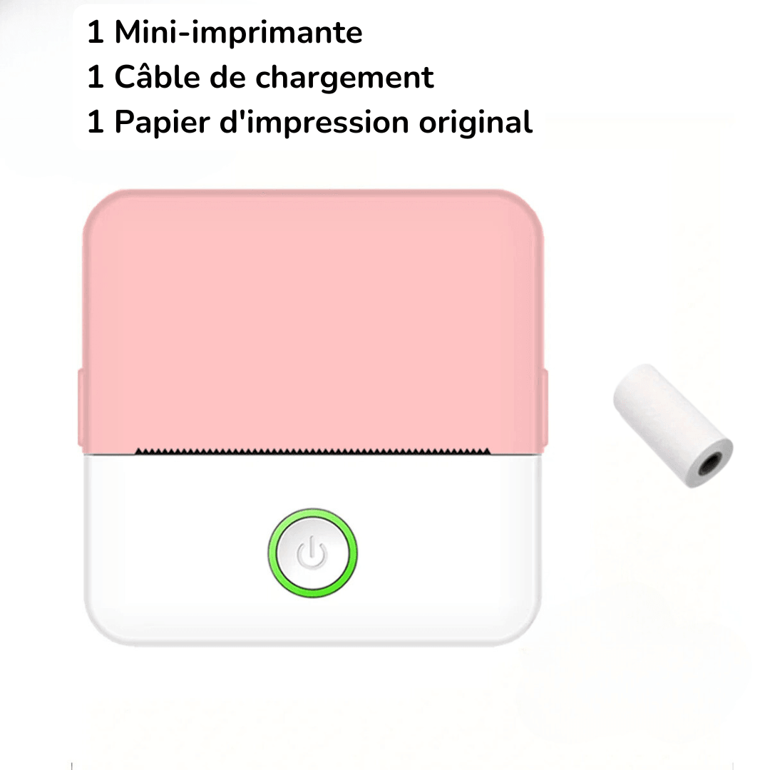 Mini-imprimante Thermique D'étiquettes Portable - InnoMonde