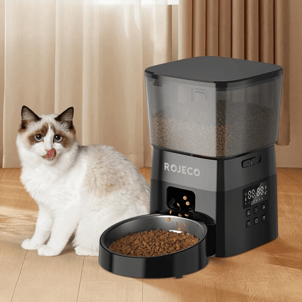 Distributeur Automatique de Croquettes 2L pour Chats et Chiens - InnoMonde