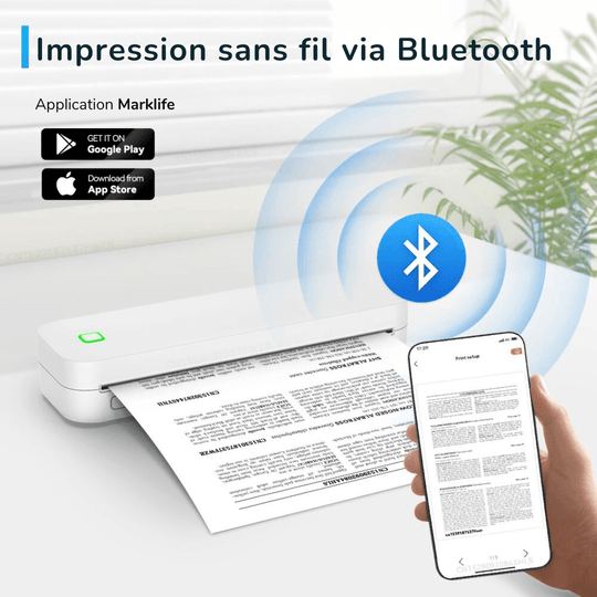 Imprimante Thermique Portable A4 sans Encre - InnoMonde