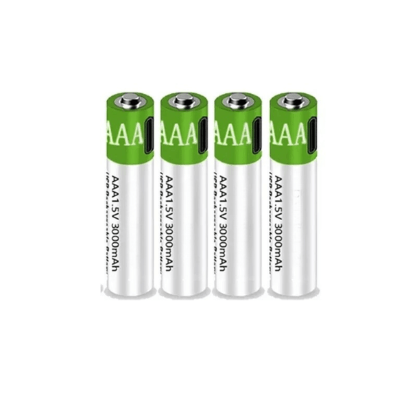 Piles Rechargeables AAA avec Port USB – Recharge Rapide et Longue Durée - InnoMonde