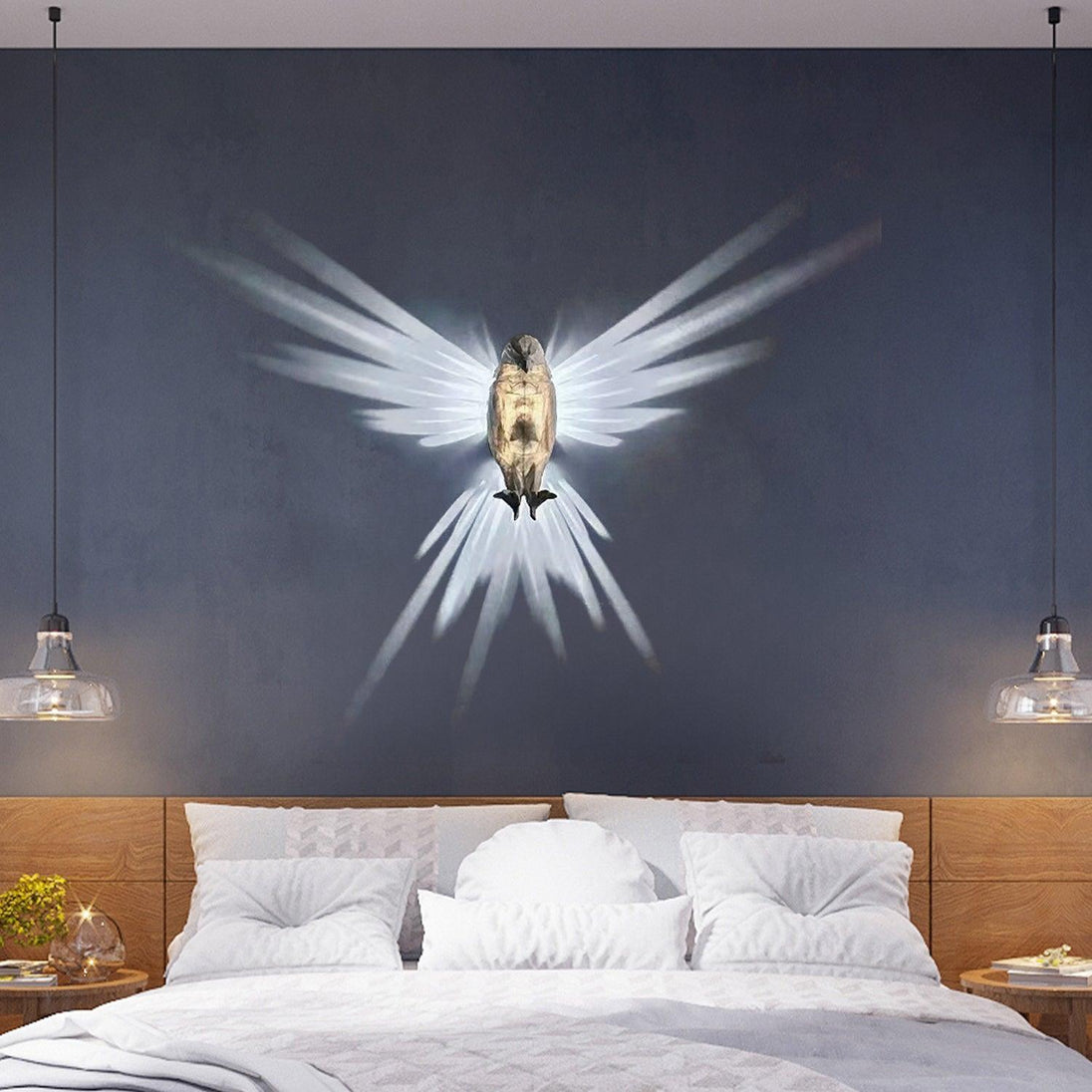 Lampe Murale 3D Hibou ou Aigle - Décoration Lumineuse Artistique - InnoMonde