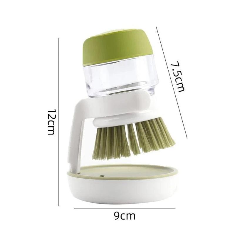 Brosse à Vaisselle avec Distributeur de Liquide Vaisselle - InnoMonde