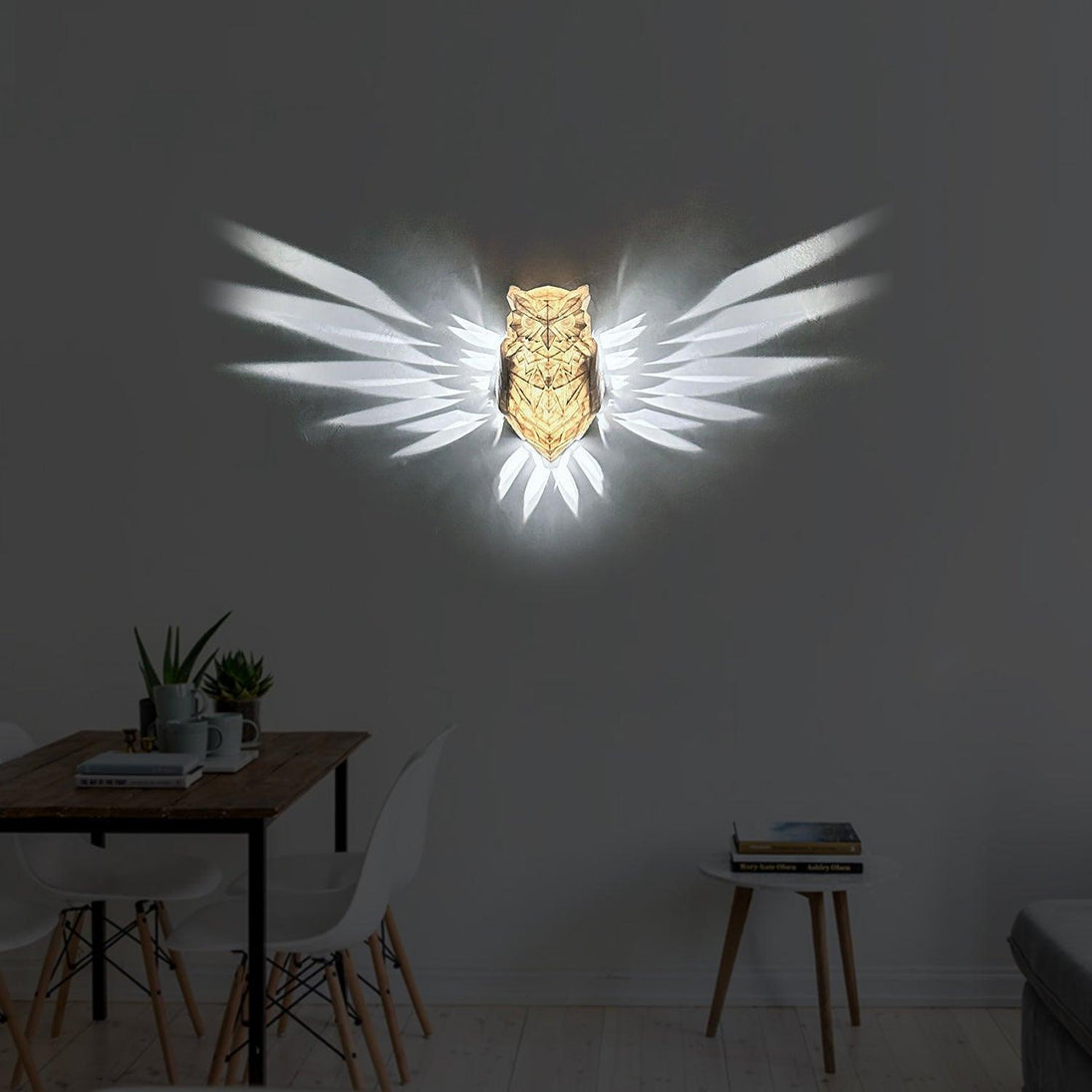 Lampe Murale 3D Hibou ou Aigle - Décoration Lumineuse Artistique - InnoMonde