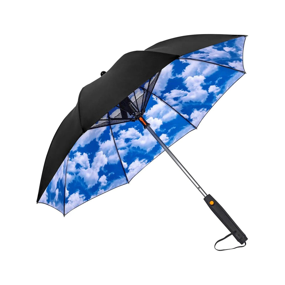 Parapluie avec Ventilateur et Brumisateur Intégré – Protection UV et Rafraîchissement Instantané - InnoMonde