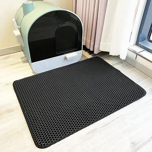 Tapis de Litière à Double Couche pour Chats - InnoMonde