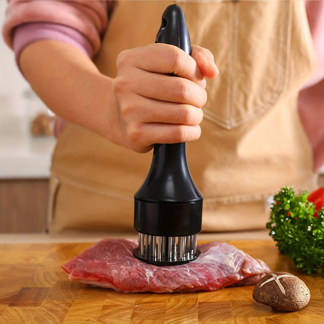 Attendrisseur de Viande Professionnel avec Aiguilles en Acier Inoxydable - InnoMonde